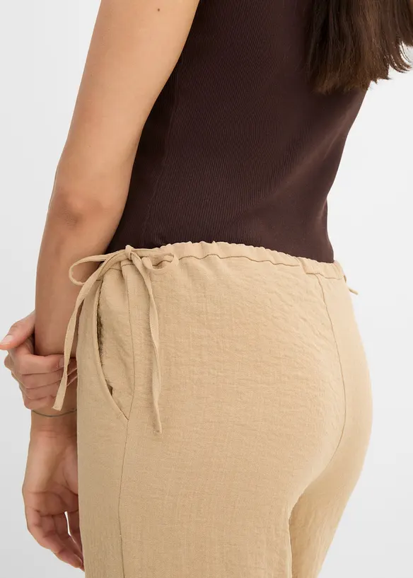Pantaloni culotte in misto viscosa, bonprix