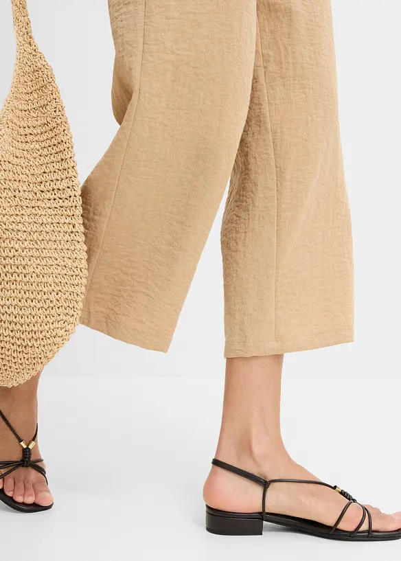 Pantaloni culotte in misto viscosa, bonprix