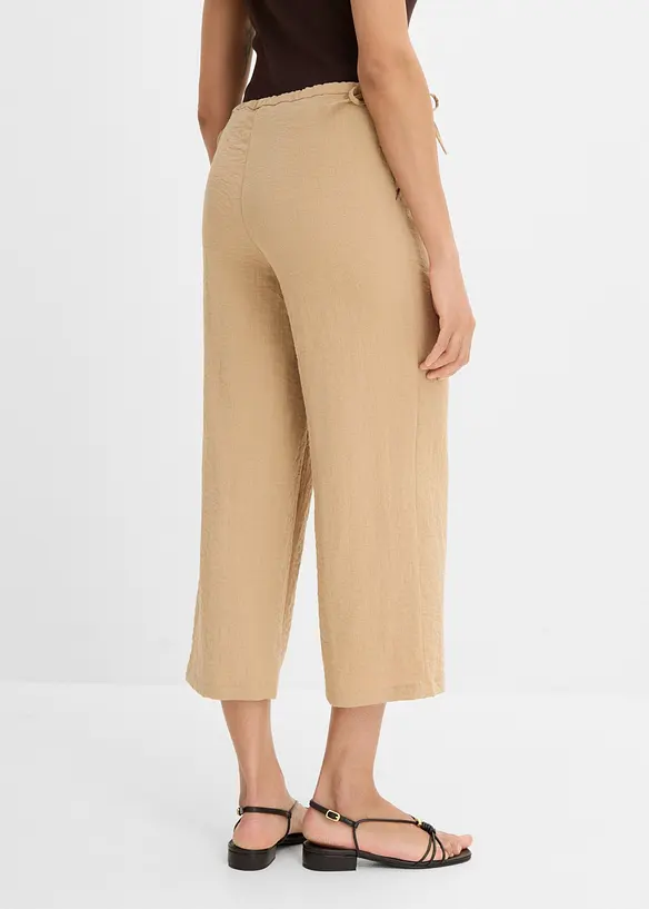 Pantaloni culotte in misto viscosa, bonprix
