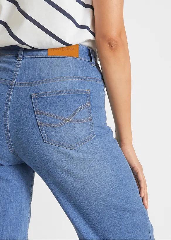 Jeans cropped wide fit, bonprix