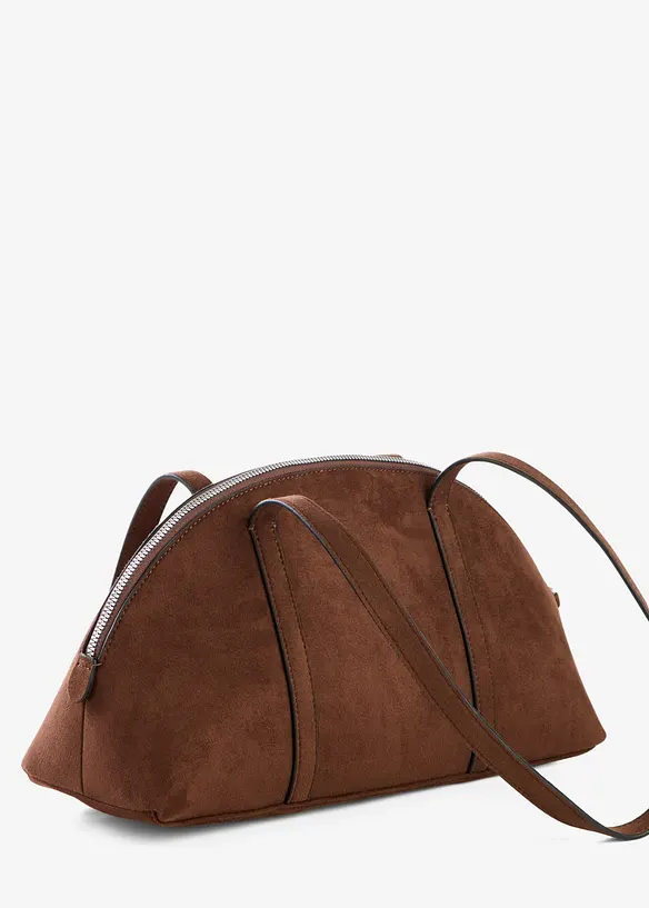 Borsa a tracolla in similpelle scamosciata, bonprix