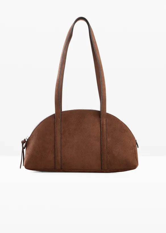 Borsa a tracolla in similpelle scamosciata, bonprix