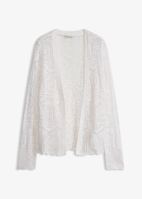 Cardigan traforato, bonprix