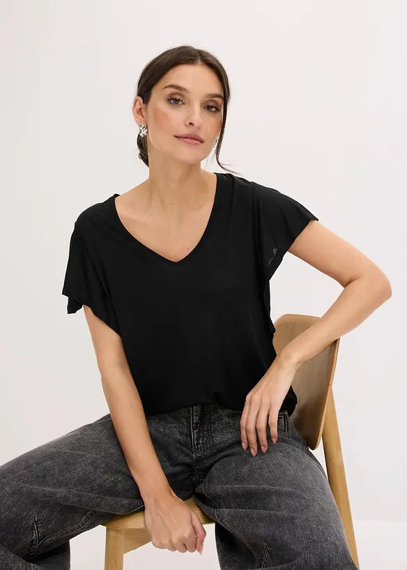 Maglia in morbida viscosa, bonprix