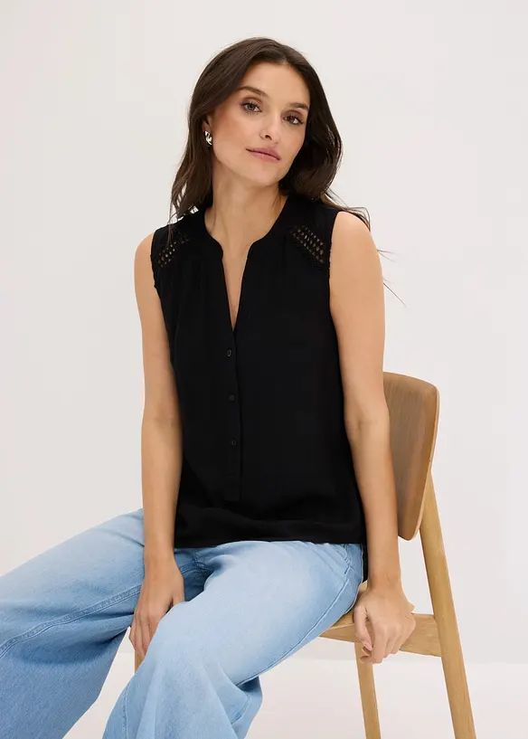 Top in pura viscosa, bonprix