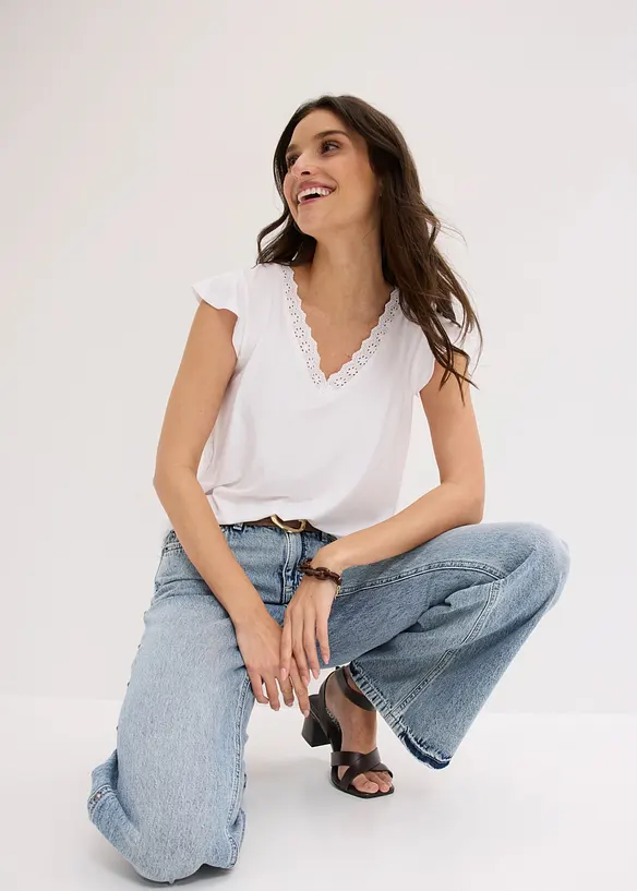 Maglia in misto viscosa, bonprix