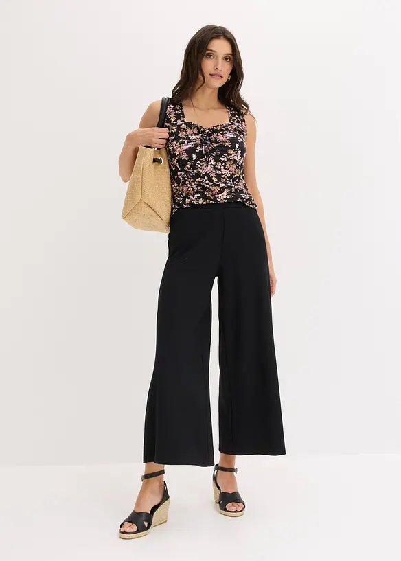 Top in misto viscosa, bonprix