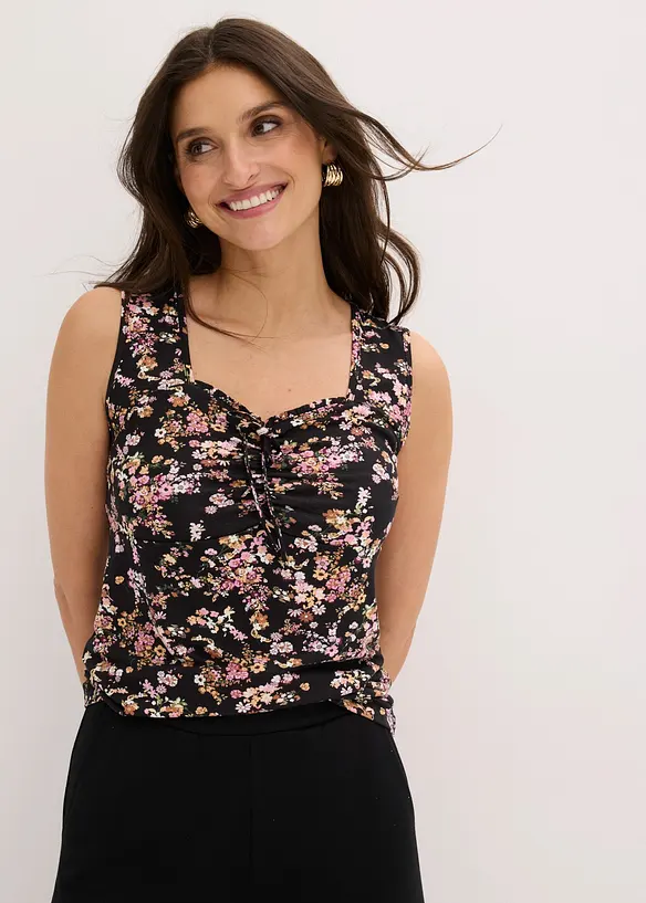 Top in misto viscosa, bonprix