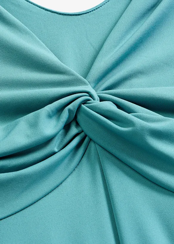 Abito in maglina con scollatura a V, bonprix