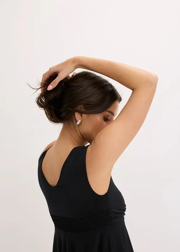 Abito in maglina con scollatura a V, bonprix