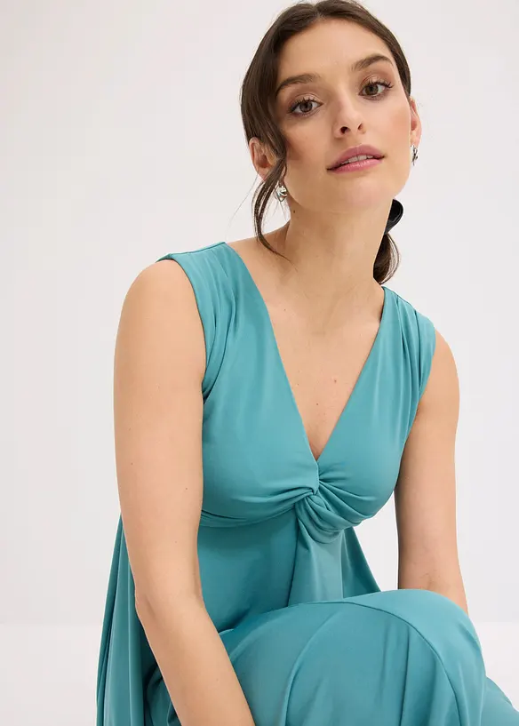 Abito in maglina con scollatura a V, bonprix