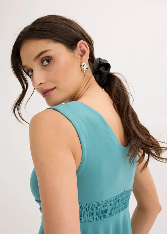 Abito in maglina con scollatura a V, bonprix