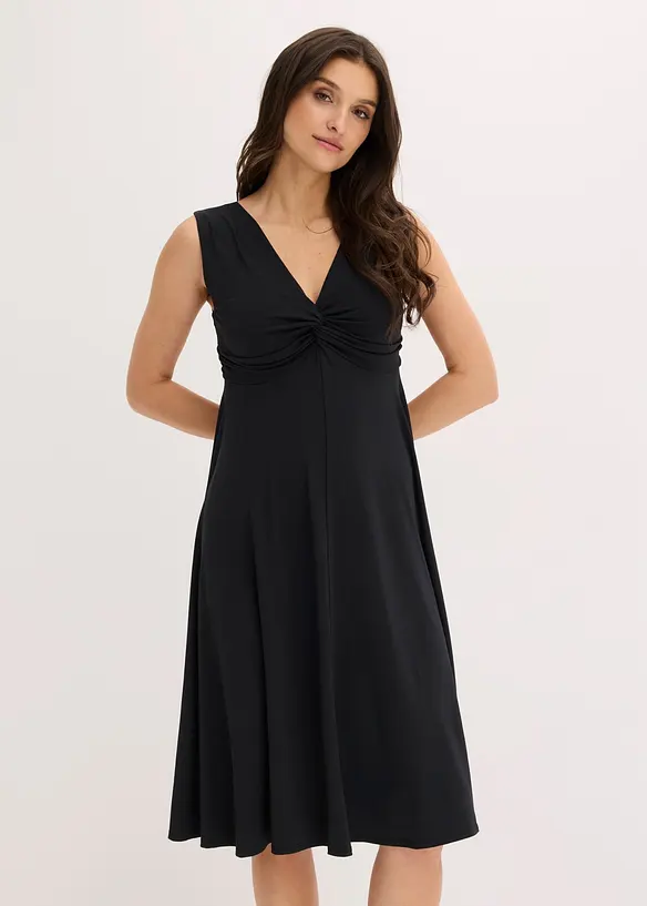 Abito in maglina con scollatura a V, bonprix