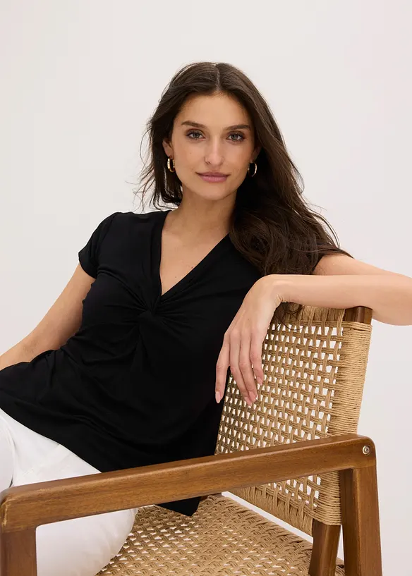 Maglia in misto viscosa, bonprix