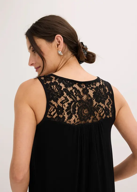 Top in misto viscosa, bonprix