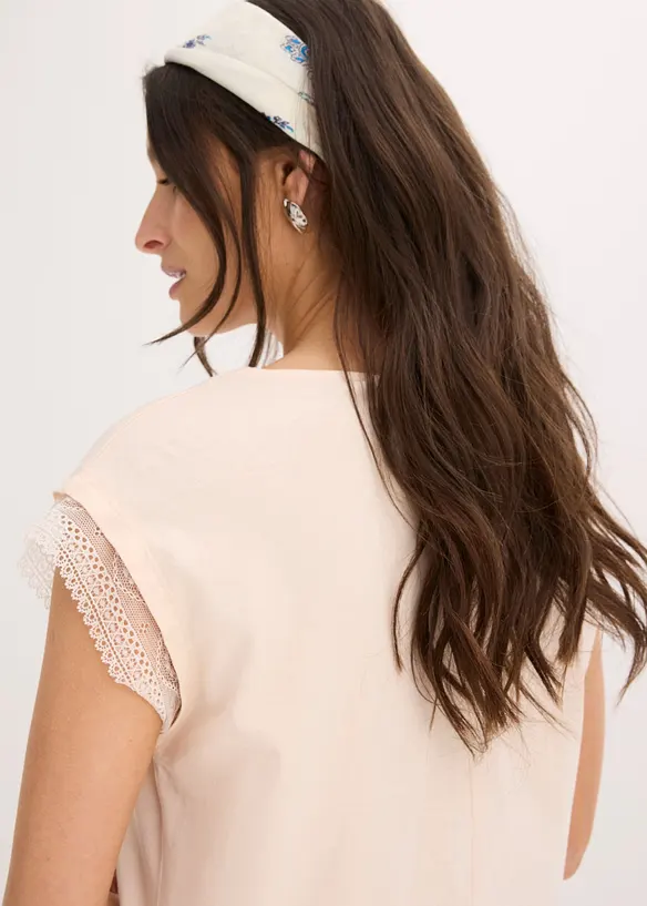 Maglia boxy in cotone, bonprix