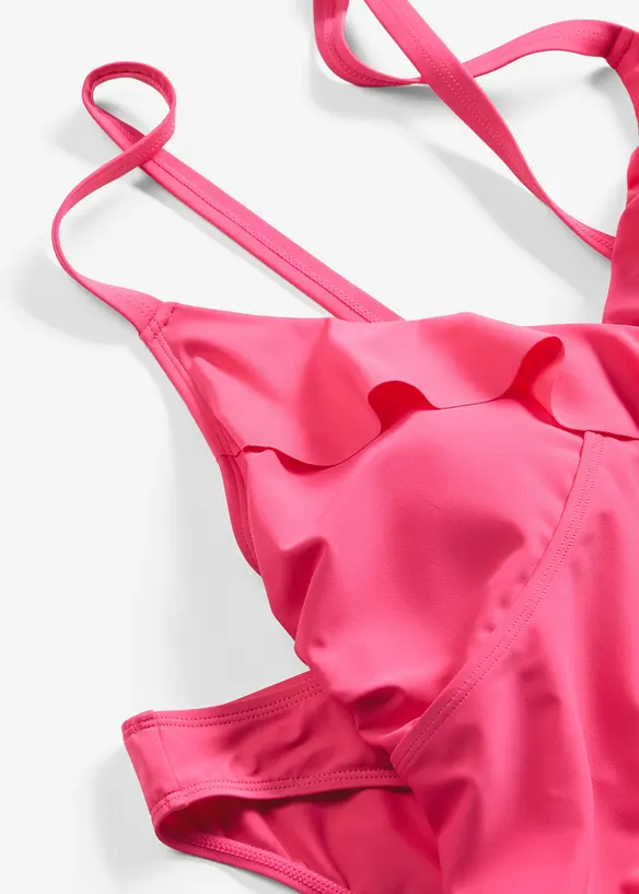 Tankini con volant (set 2 pezzi), bonprix