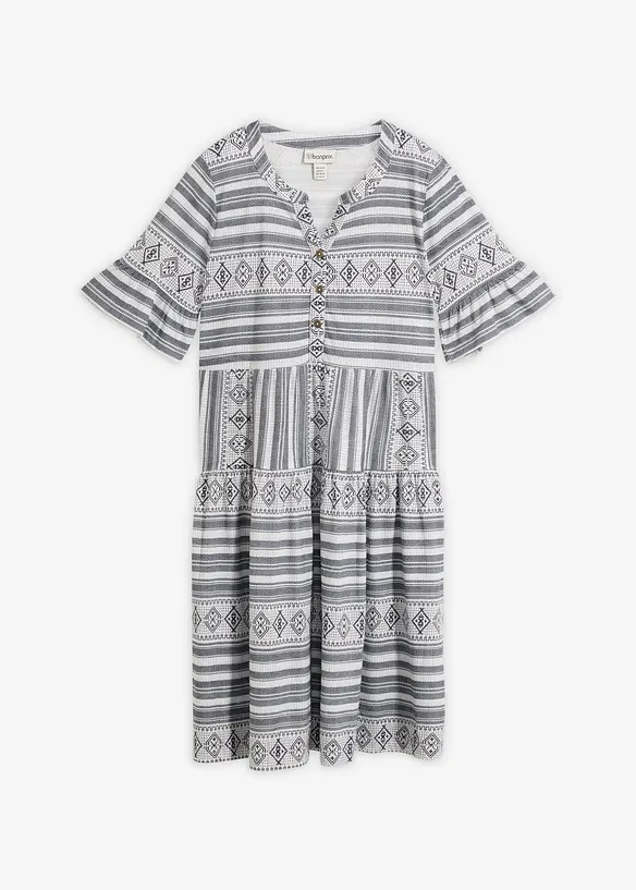 Abito di jersey in misto viscosa fluente, bonprix