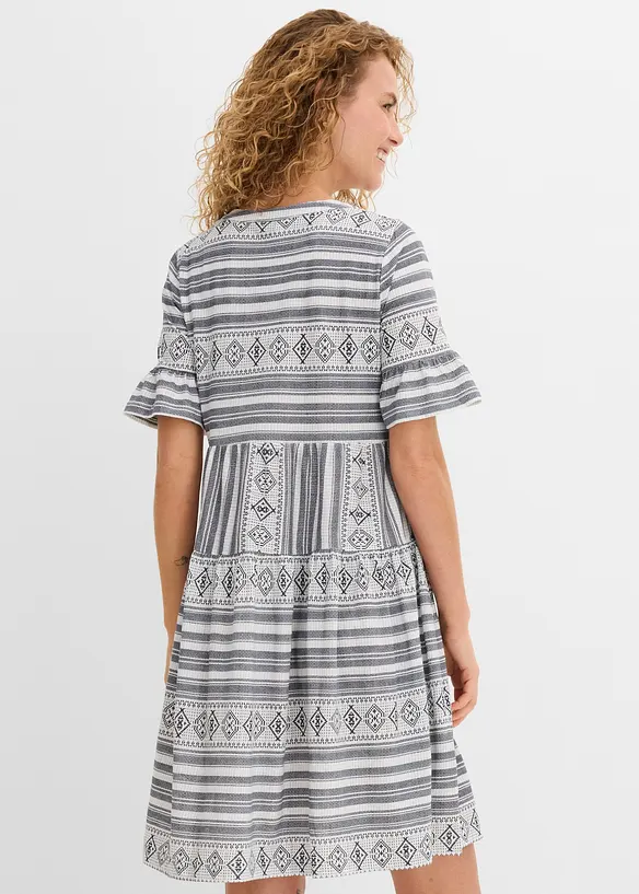 Abito di jersey in misto viscosa fluente, bonprix