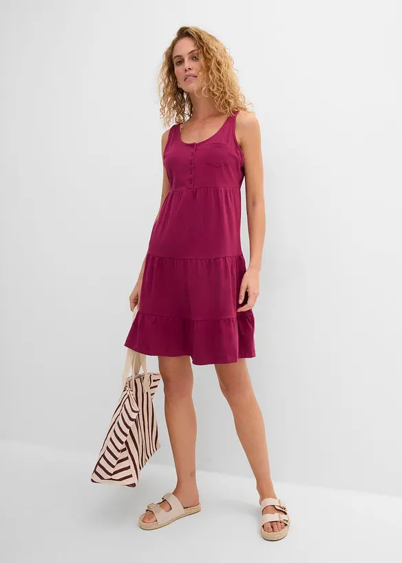 Abito corto in jersey di cotone, bonprix