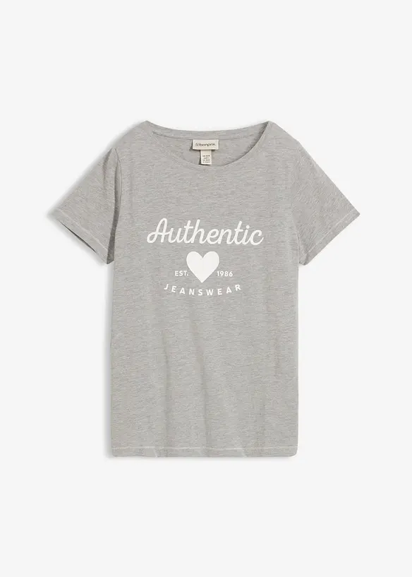 T-shirt in puro cotone, bonprix