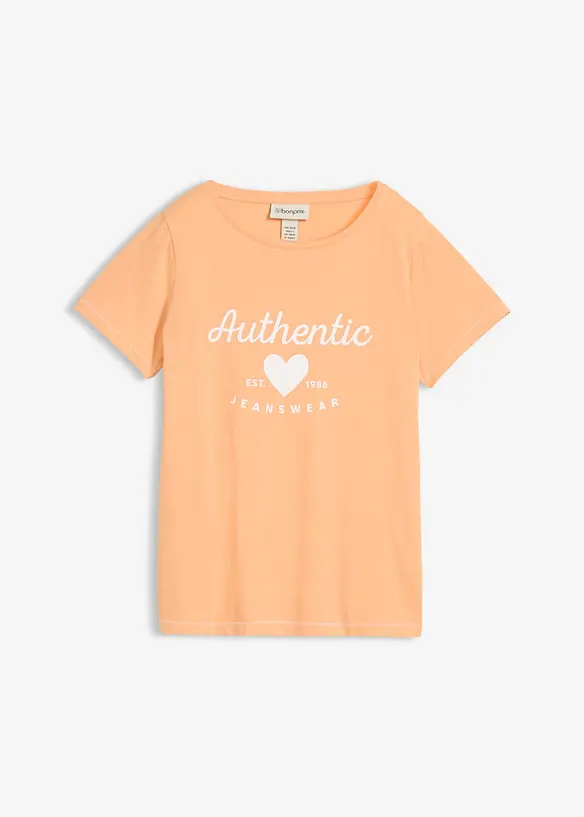 T-shirt in puro cotone, bonprix
