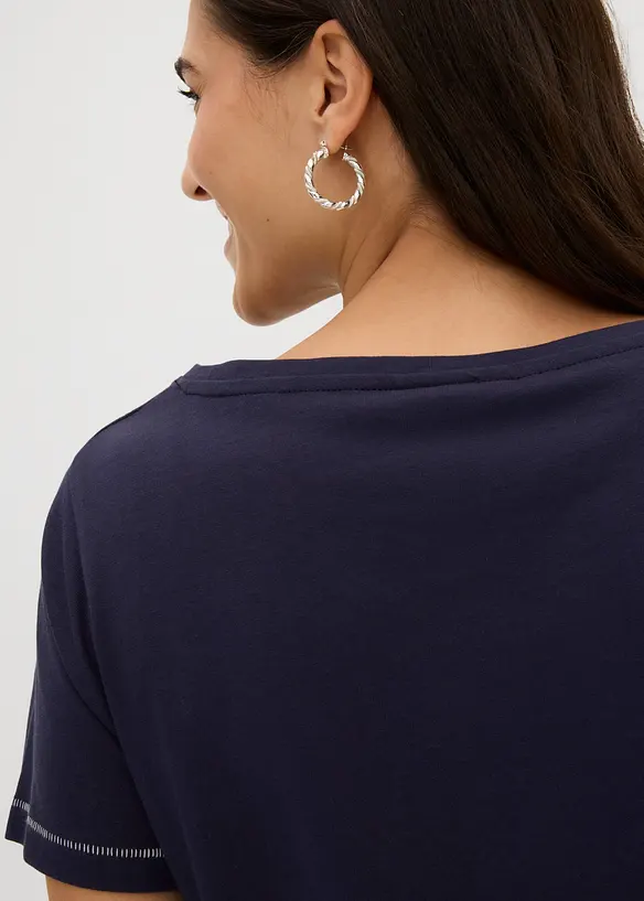 T-shirt in puro cotone, bonprix