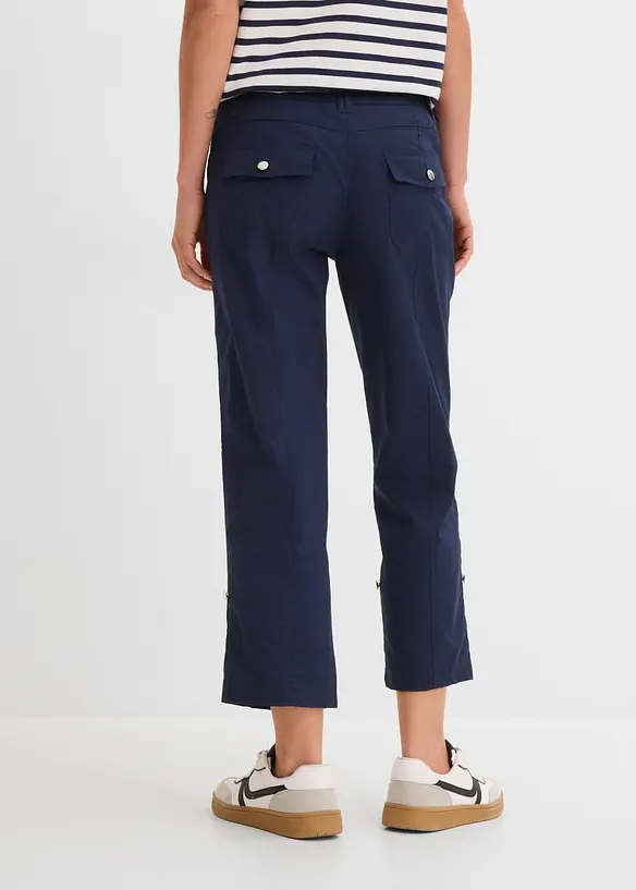 Pinocchietti cargo elasticizzati, bonprix