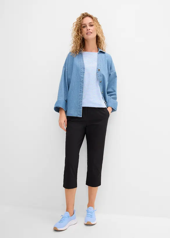 Pinocchietti con coulisse e laccetto, bonprix