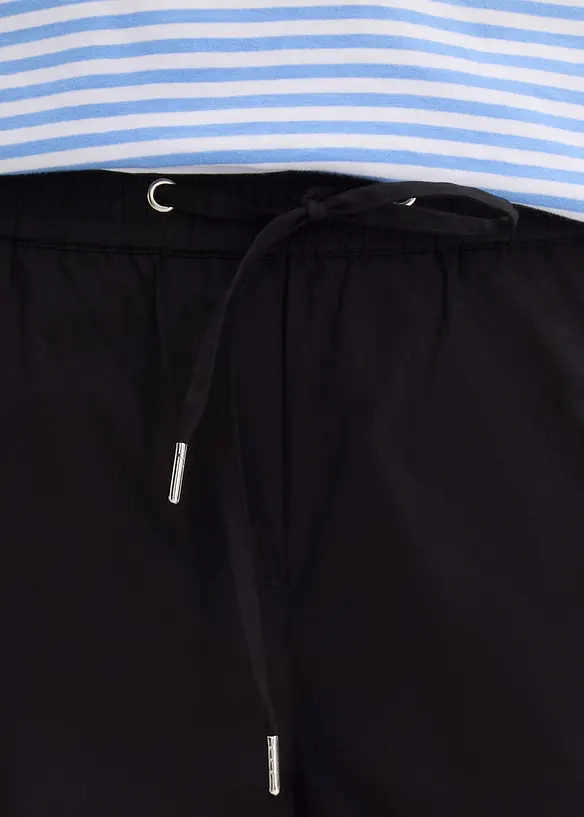 Pinocchietti con coulisse e laccetto, bonprix