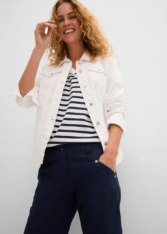 Pinocchietti cargo elasticizzati, bonprix