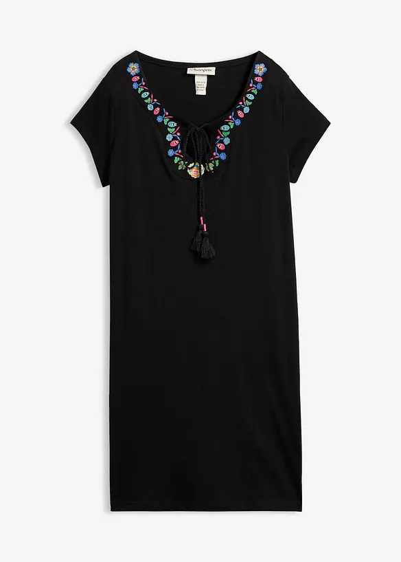 Abito di jersey in filato fiammato di puro cotone, bonprix