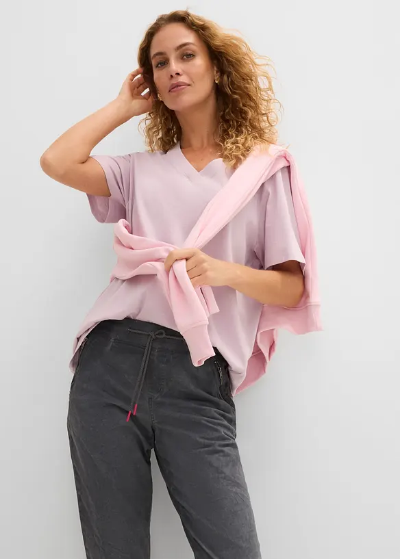 Pinocchietti con laccetto a contrasto, bonprix