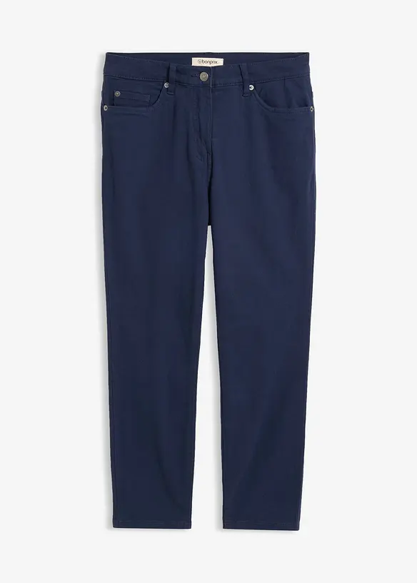 Pantaloni cropped a vita alta, bonprix