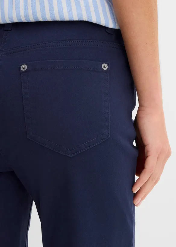 Pantaloni cropped a vita alta, bonprix
