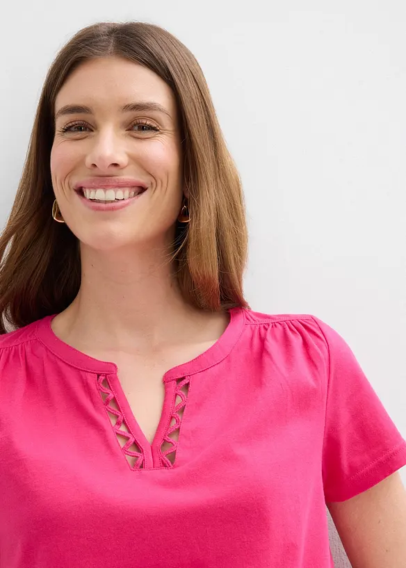 Maglia con scollo particolare, bonprix
