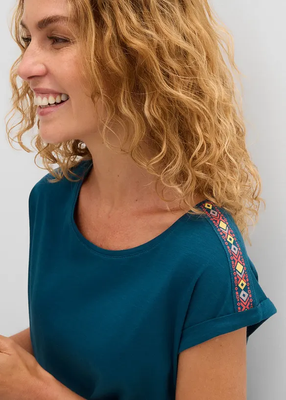 T-shirt in puro cotone biologico, bonprix