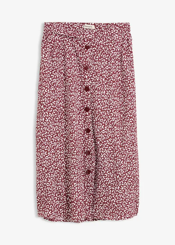 Gonna midi in viscosa con tasche, bonprix