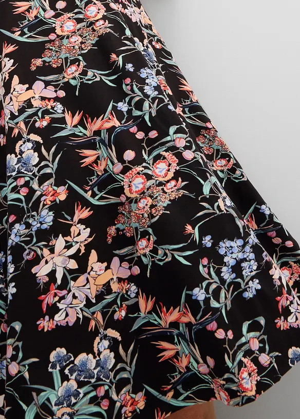 Abito svasato al ginocchio in jersey, bonprix