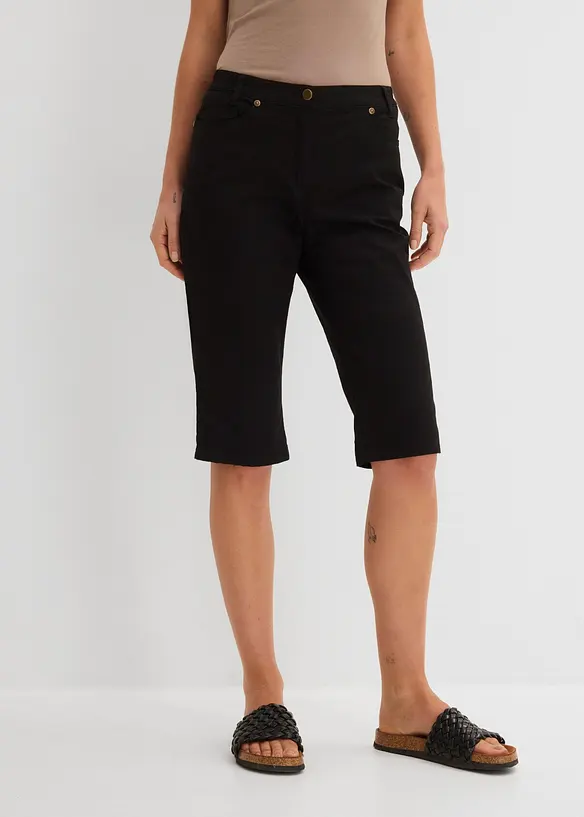 Bermuda di cotone con cinta comoda, bonprix