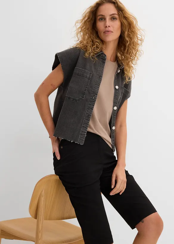 Bermuda di cotone con cinta comoda, bonprix