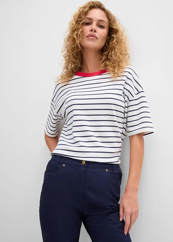 Bermuda di cotone con cinta comoda, bonprix