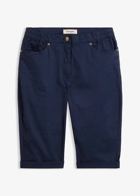 Bermuda di cotone con cinta comoda, bonprix