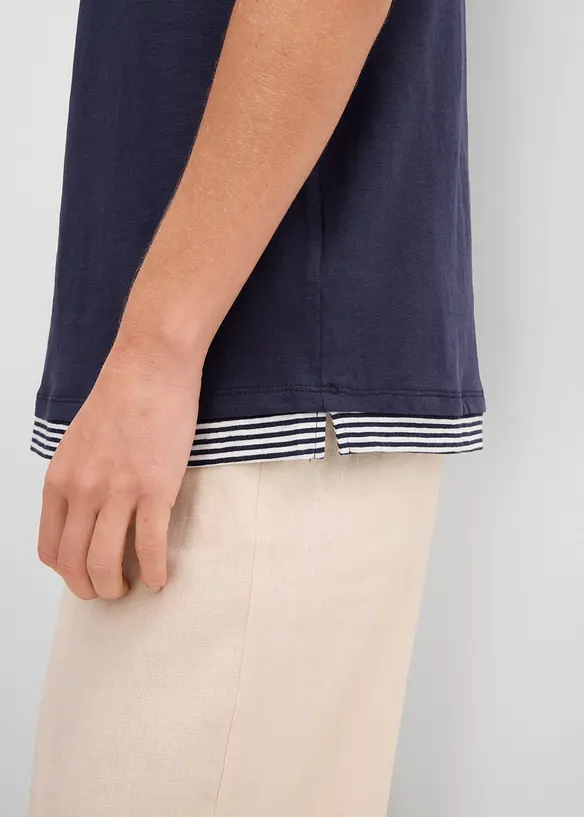 Maglia 2 in 1 a maniche corte, bonprix