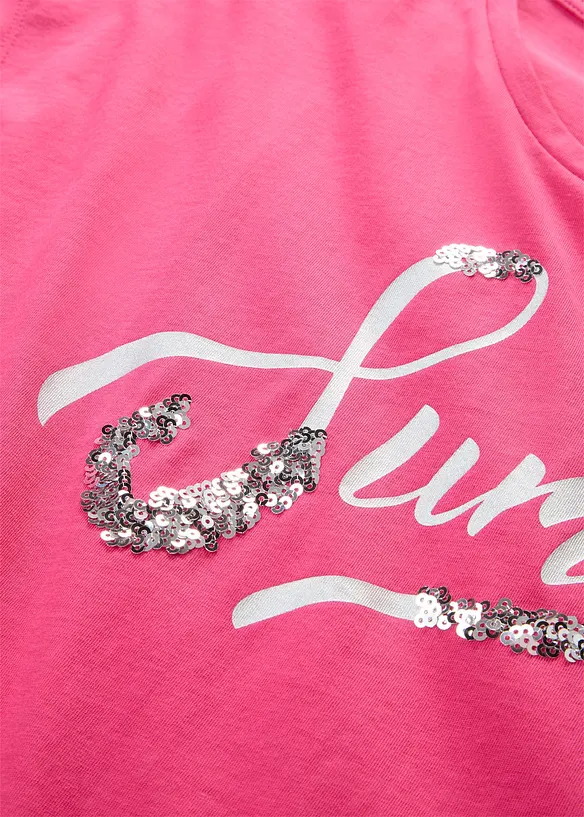 Maglia con paillettes, bonprix