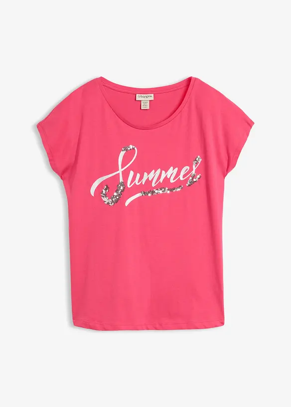 Maglia con paillettes, bonprix