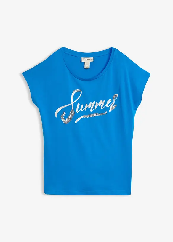 Maglia con paillettes, bonprix