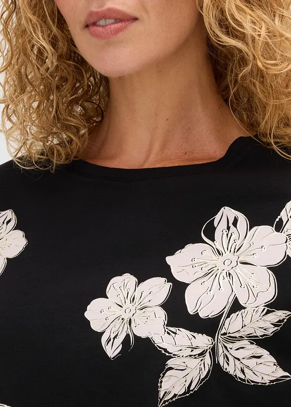 Maglia in fantasia floreale, bonprix