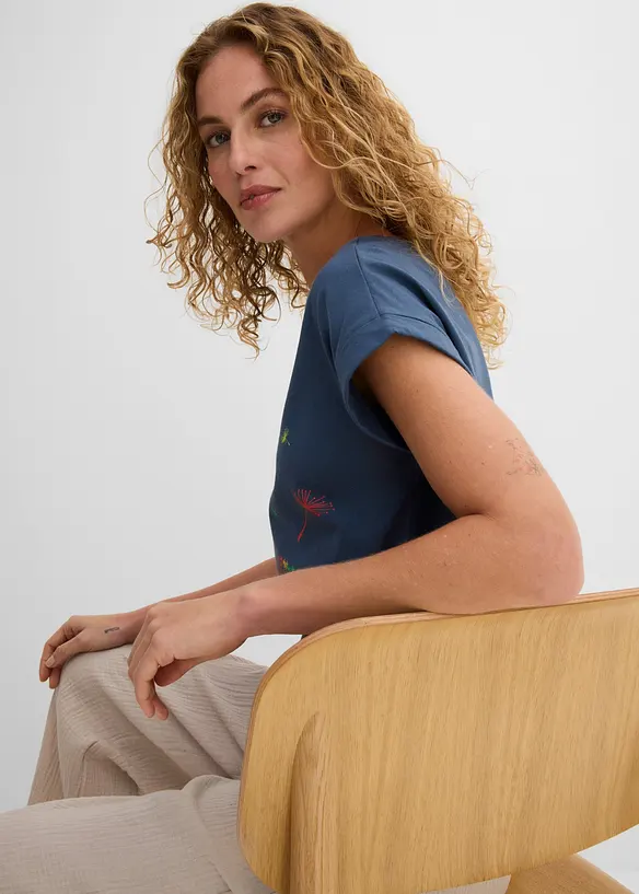 T-shirt con stampa, bonprix