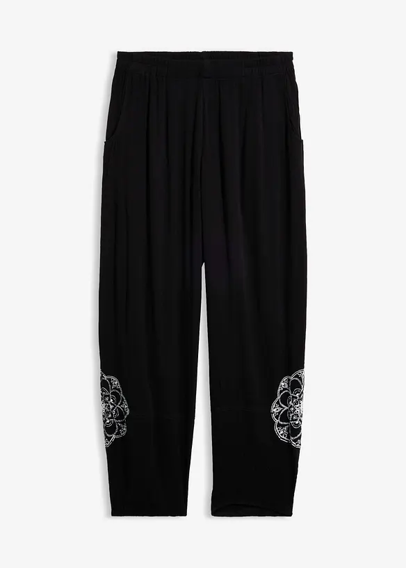 Pantaloni alla turca in viscosa, bonprix